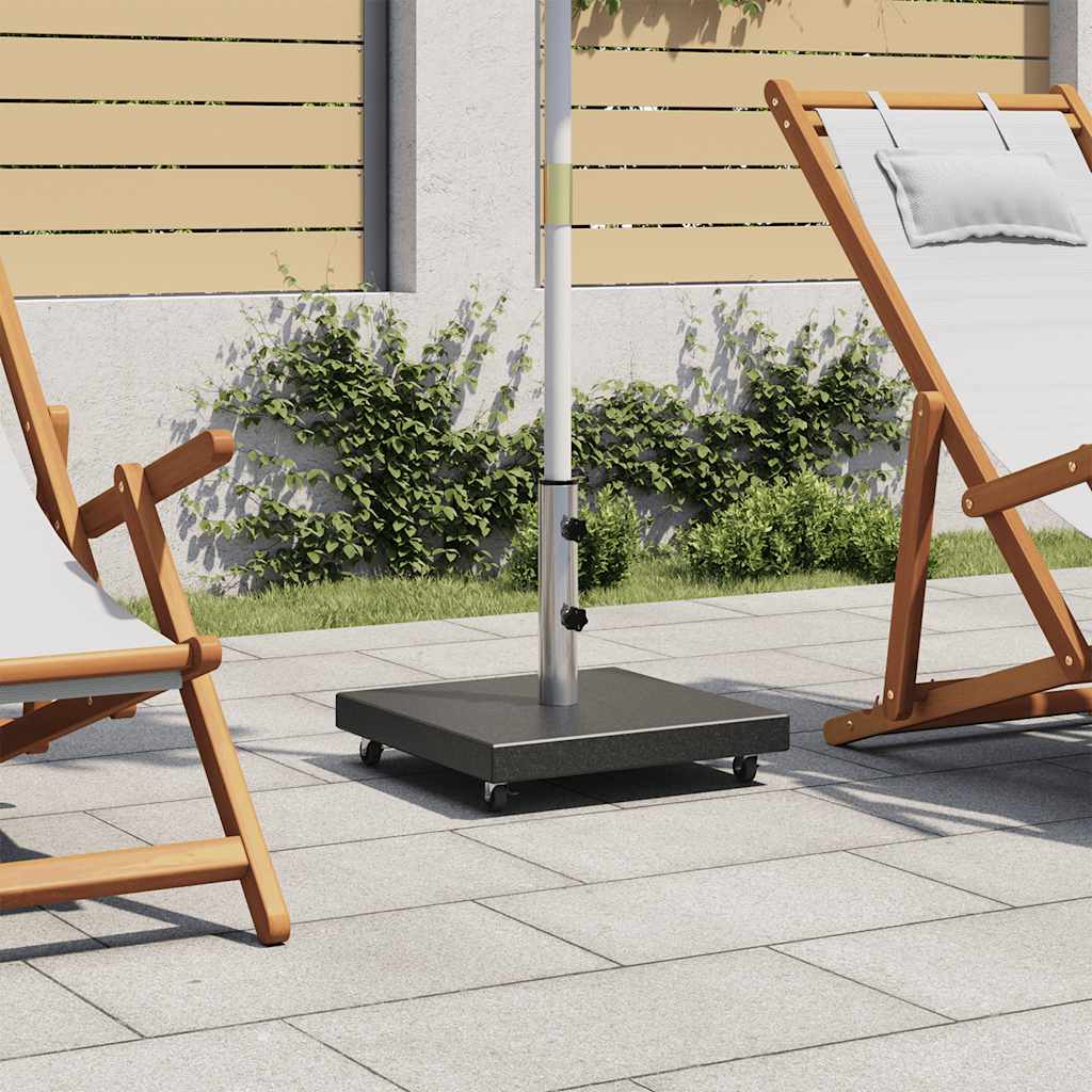 Parasolvoet vierkant 30 kg graniet zwart is nu te koop bij PeponiXL, paradijselijk wonen!