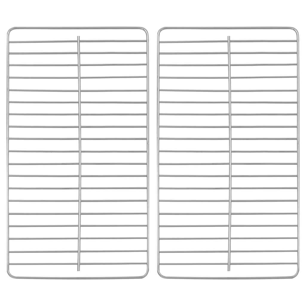 Tafelbarbecue houtskool dubbele roosters roestvrij staal is nu te koop bij PeponiXL, paradijselijk wonen!