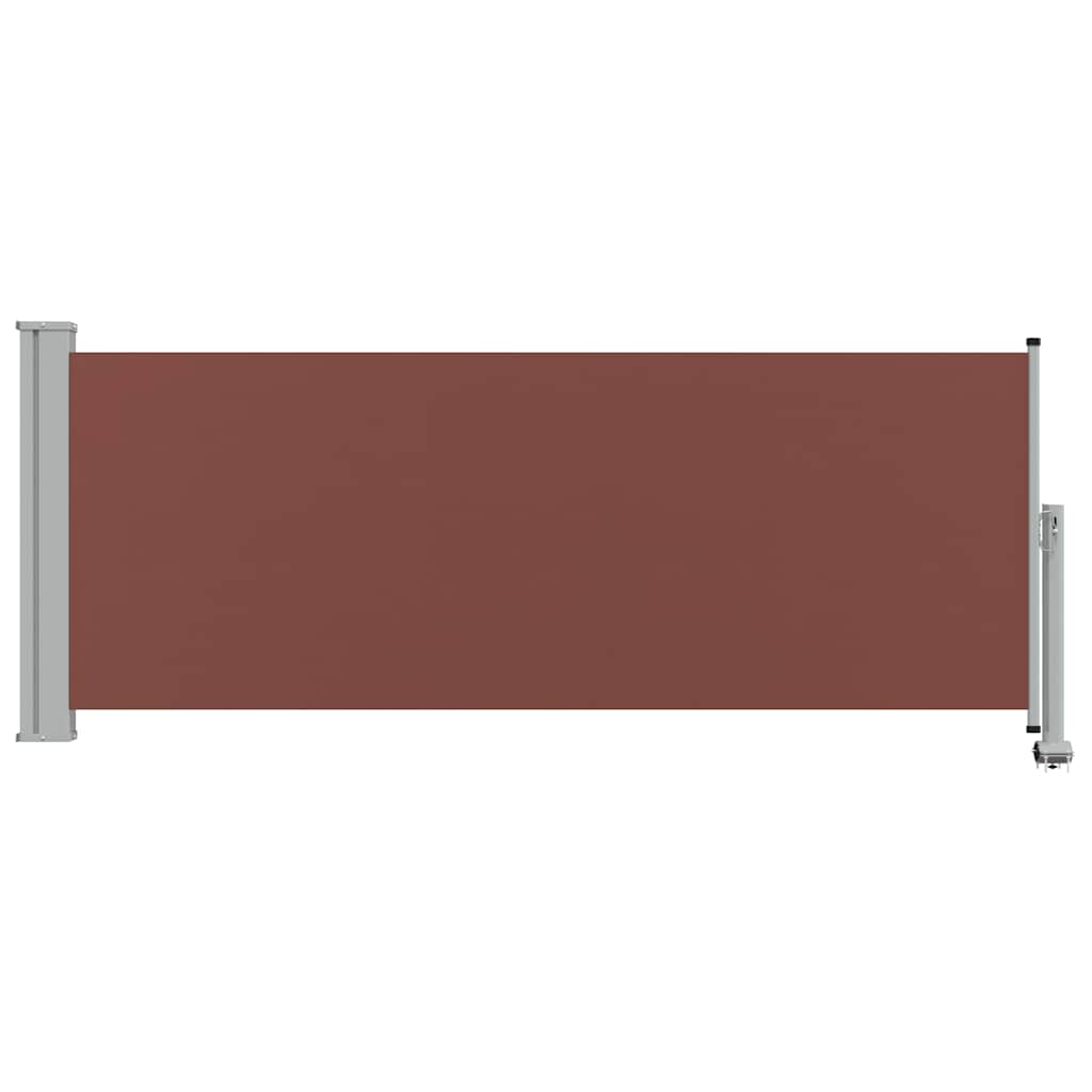 Tuinscherm uittrekbaar 100x300 cm bruin is nu te koop bij PeponiXL, paradijselijk wonen!
