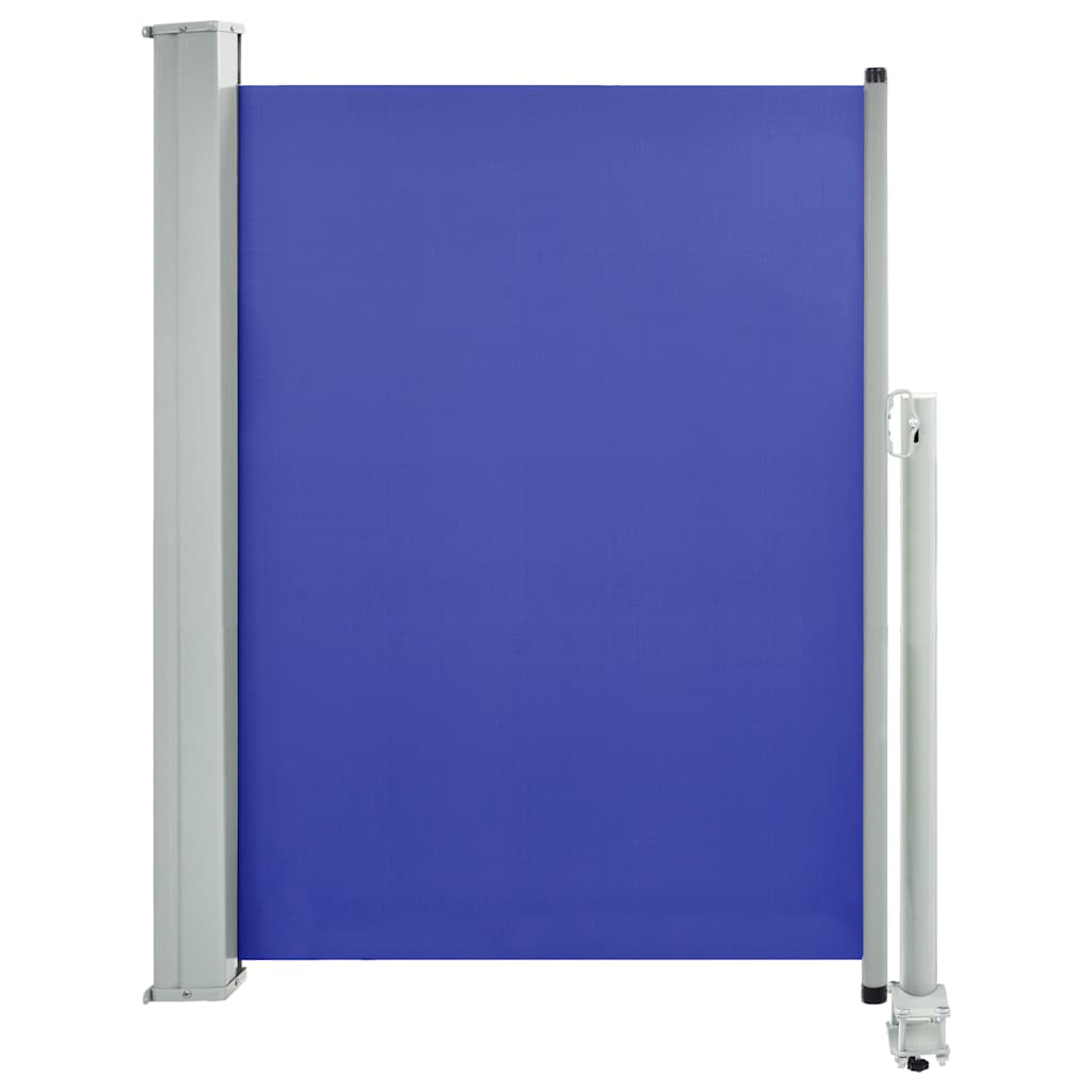 Tuinscherm uittrekbaar 100x300 cm blauw is nu te koop bij PeponiXL, paradijselijk wonen!