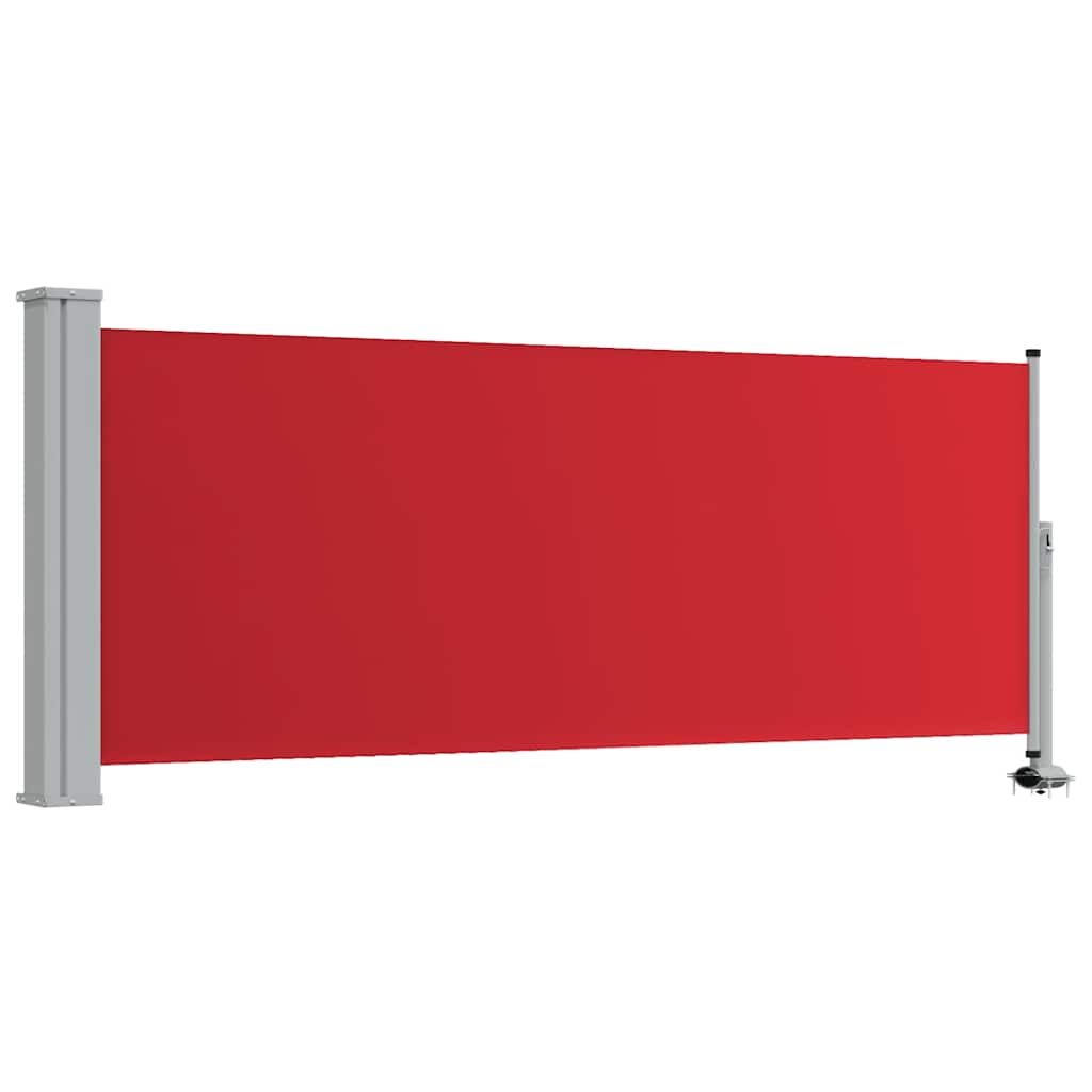 Tuinscherm uittrekbaar 100x300 cm rood is nu te koop bij PeponiXL, paradijselijk wonen!