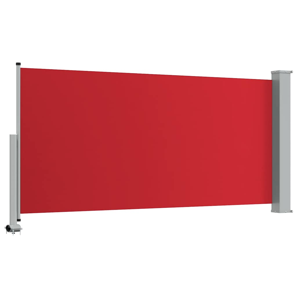 Tuinscherm uittrekbaar 120x300 cm rood is nu te koop bij PeponiXL, paradijselijk wonen!