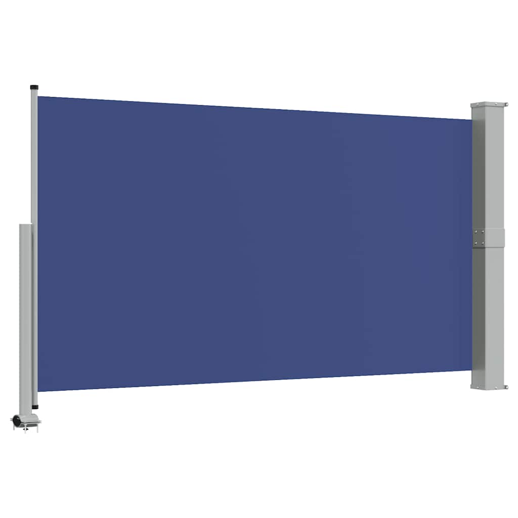 Tuinscherm uittrekbaar 140x300 cm blauw is nu te koop bij PeponiXL, paradijselijk wonen!