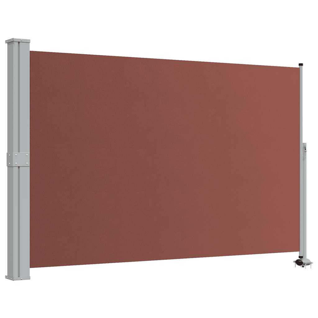 Tuinscherm uittrekbaar 160x300 cm bruin is nu te koop bij PeponiXL, paradijselijk wonen!