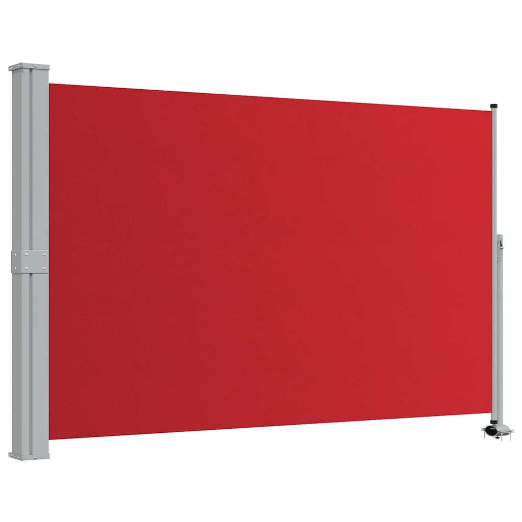 Tuinscherm uittrekbaar 160x300 cm rood is nu te koop bij PeponiXL, paradijselijk wonen!