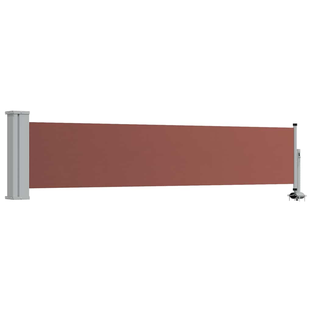 Tuinscherm uittrekbaar 60x300 cm bruin is nu te koop bij PeponiXL, paradijselijk wonen!