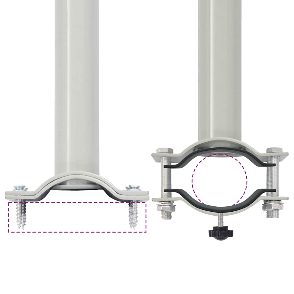 Tuinscherm uittrekbaar 60x300 cm rood is nu te koop bij PeponiXL, paradijselijk wonen!