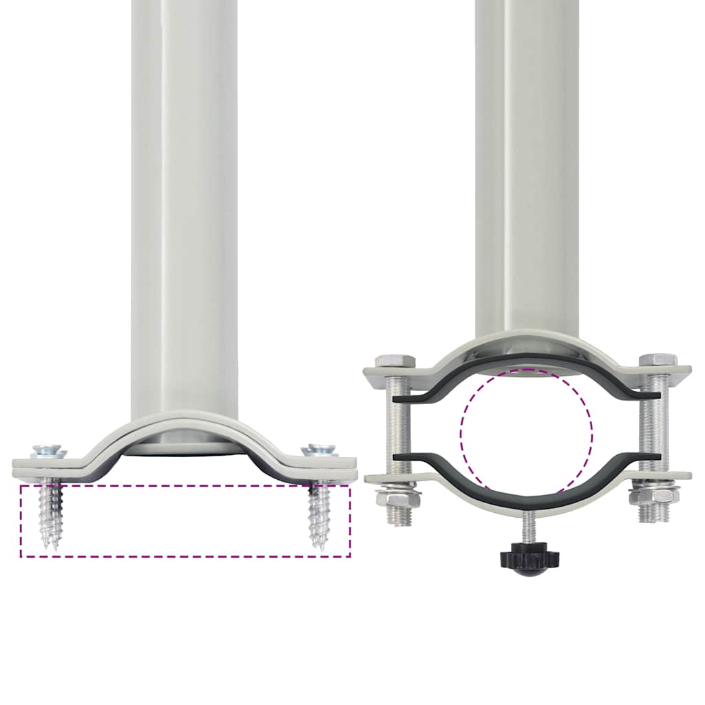 Tuinscherm uittrekbaar 80x300 cm grijs is nu te koop bij PeponiXL, paradijselijk wonen!