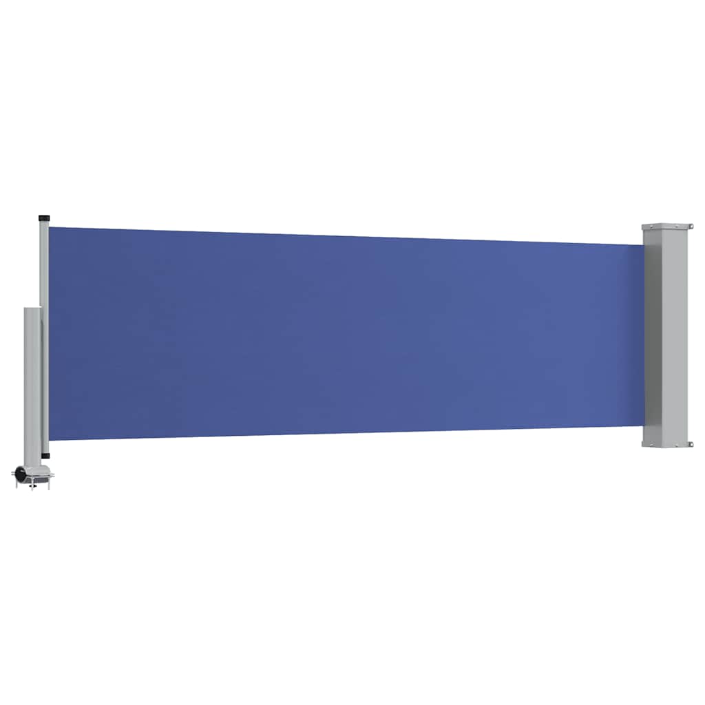 Tuinscherm uittrekbaar 80x300 cm blauw is nu te koop bij PeponiXL, paradijselijk wonen!
