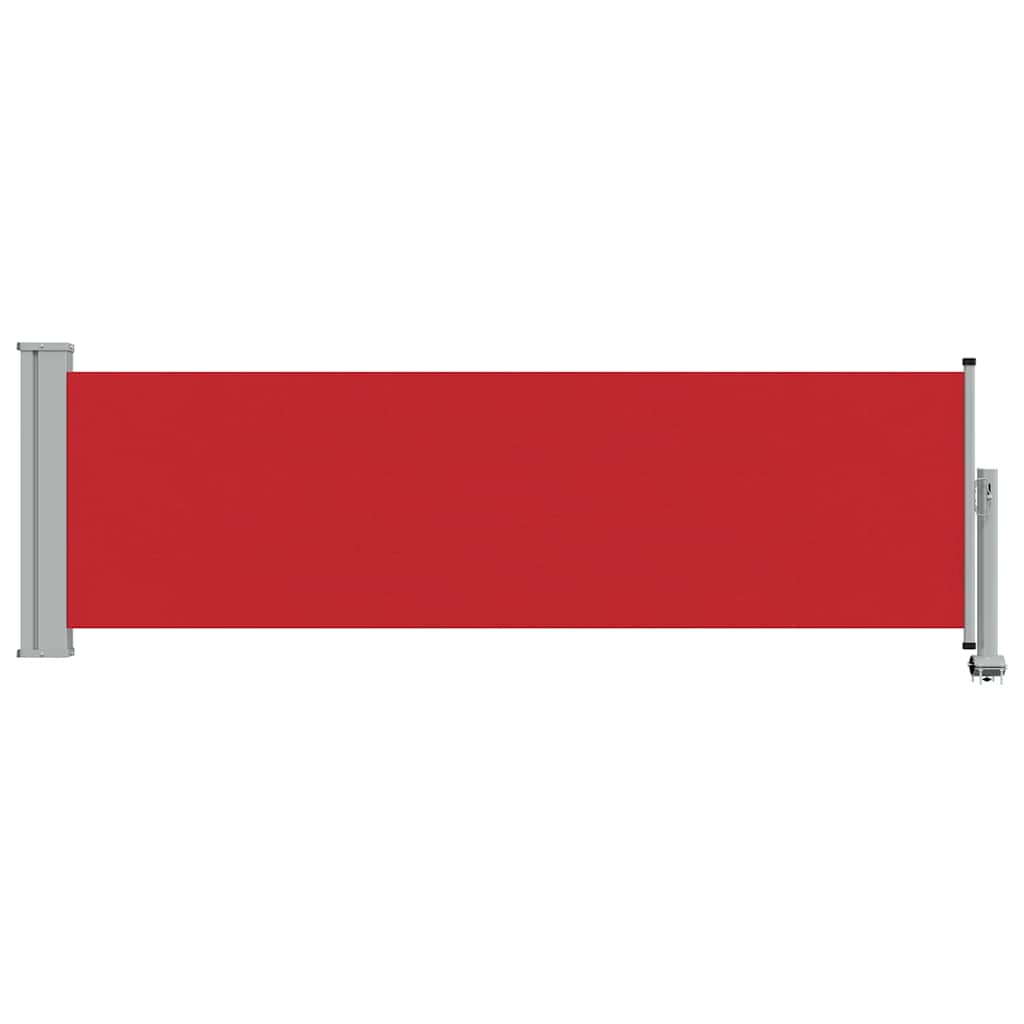 Tuinscherm uittrekbaar 80x300 cm rood is nu te koop bij PeponiXL, paradijselijk wonen!