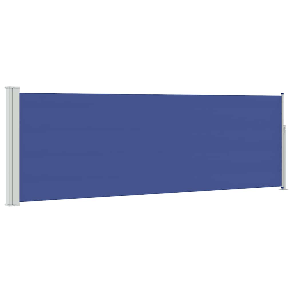 Tuinscherm uittrekbaar 100x300 cm blauw is nu te koop bij PeponiXL, paradijselijk wonen!