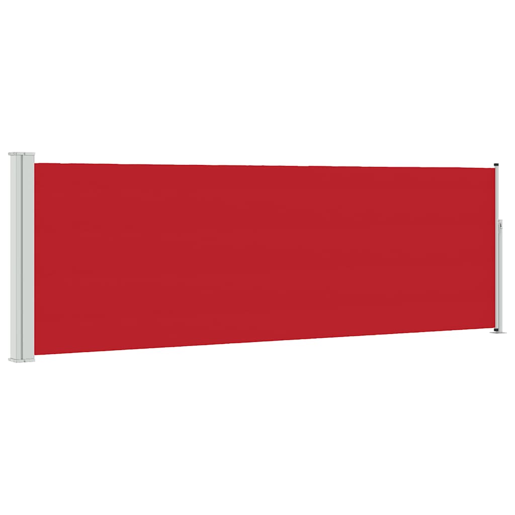 Tuinscherm uittrekbaar 100x300 cm rood is nu te koop bij PeponiXL, paradijselijk wonen!