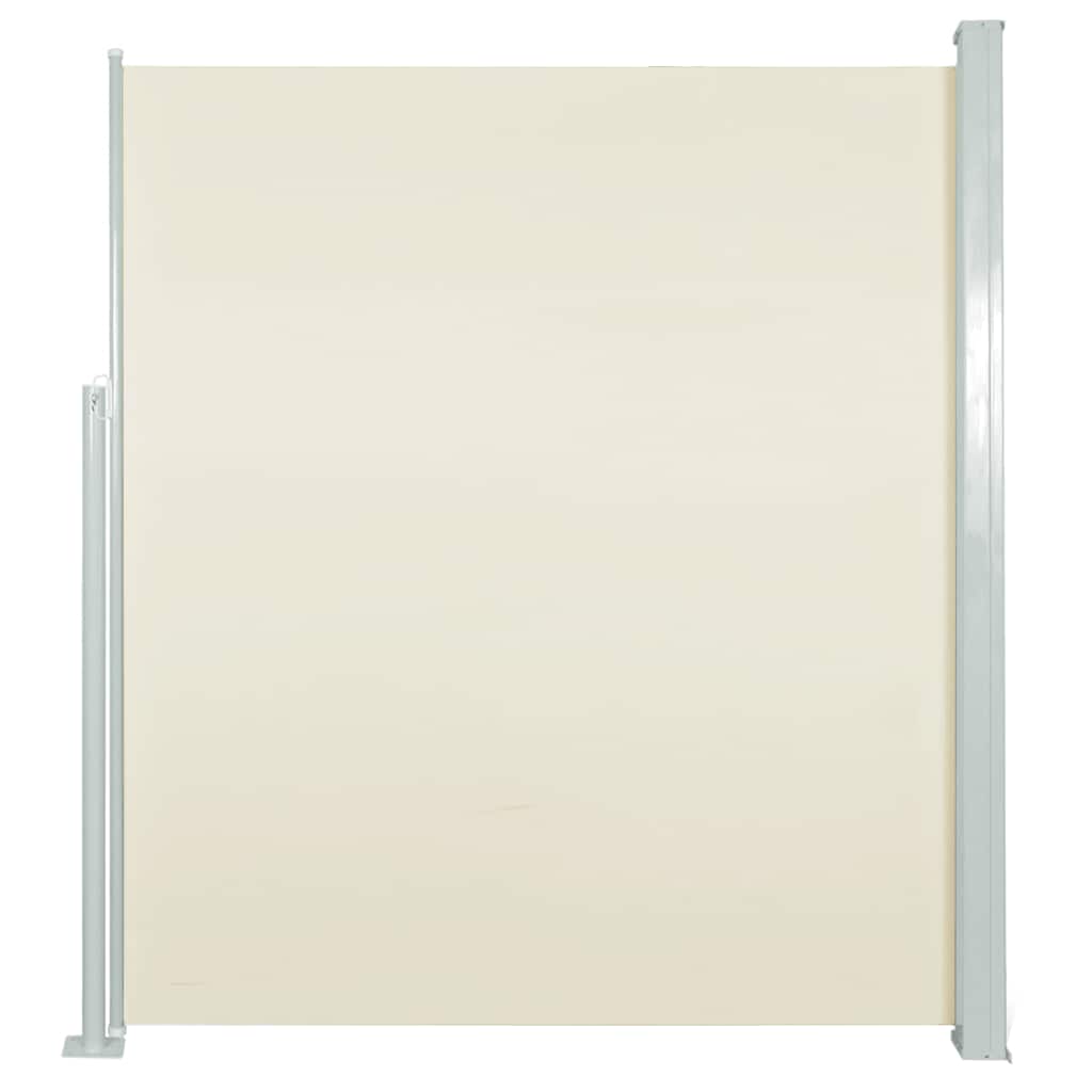 Tuinscherm uittrekbaar 100x500 cm crème is nu te koop bij PeponiXL, paradijselijk wonen!