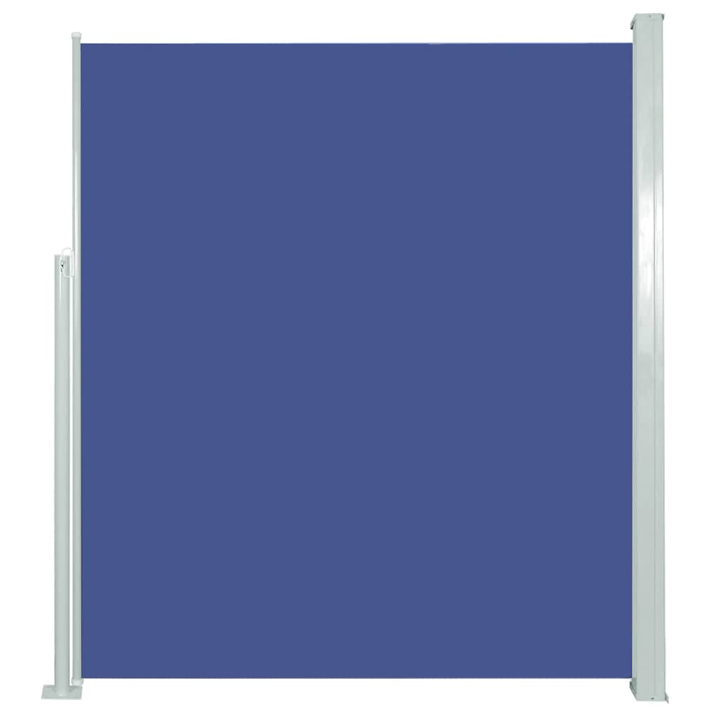 Tuinscherm uittrekbaar 120x500 cm blauw is nu te koop bij PeponiXL, paradijselijk wonen!