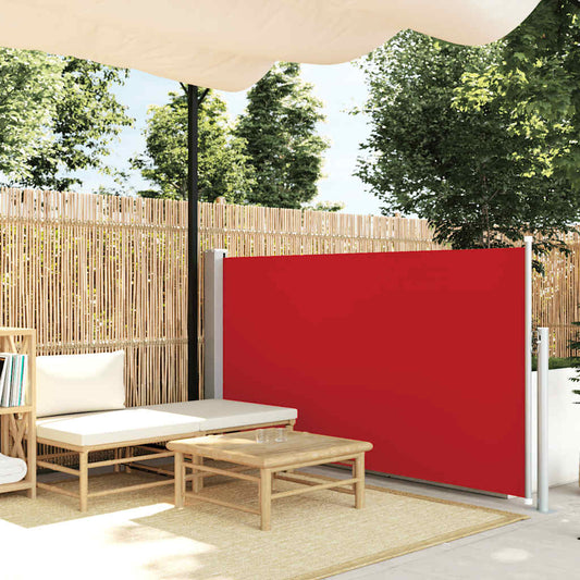 Tuinscherm uittrekbaar 120x500 cm rood is nu te koop bij PeponiXL, paradijselijk wonen!