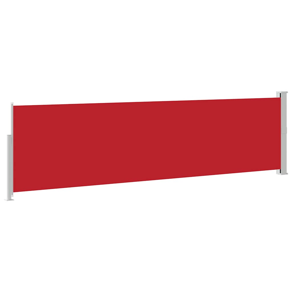 Tuinscherm uittrekbaar 140x500 cm rood is nu te koop bij PeponiXL, paradijselijk wonen!