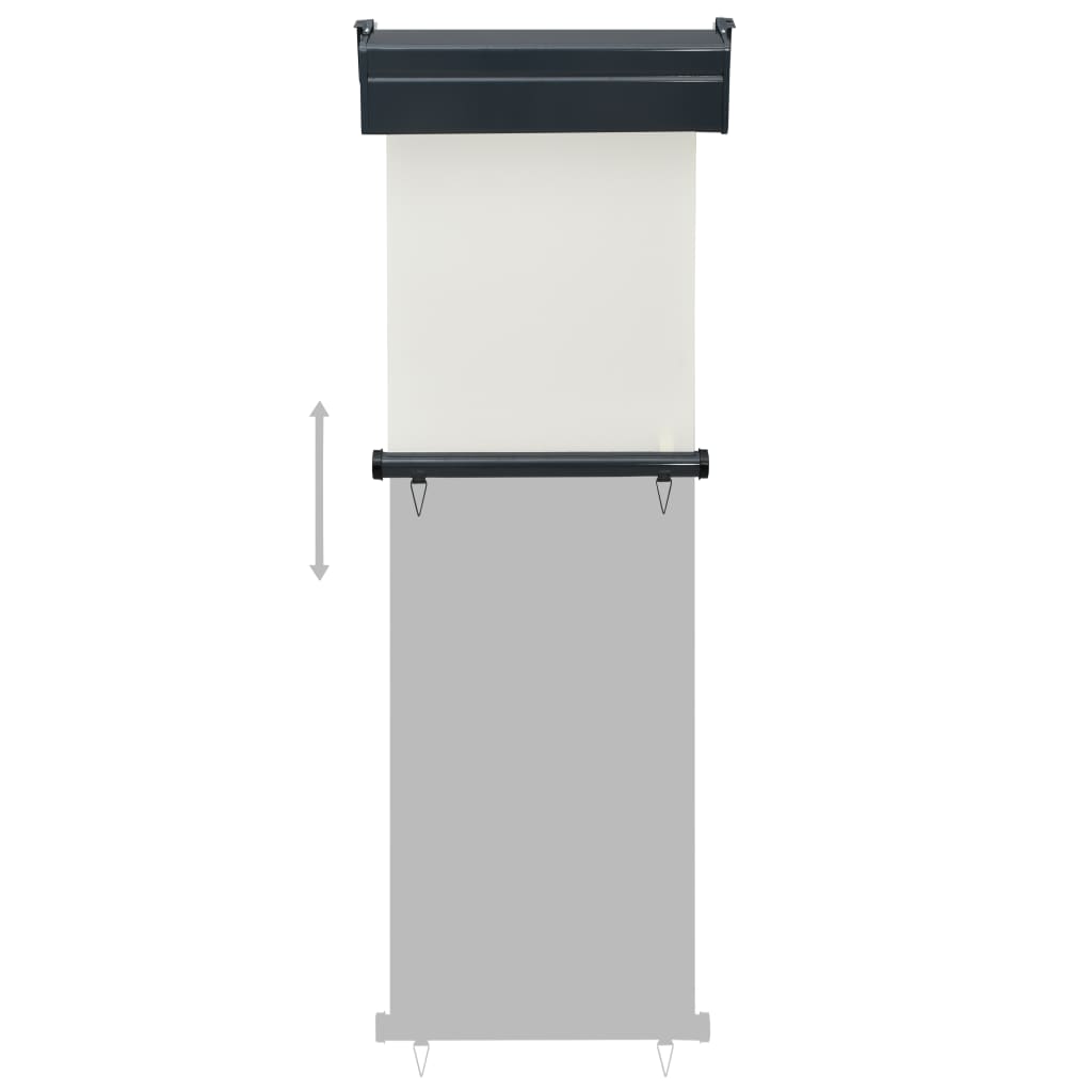 Balkonscherm 65x250 cm crèmekleurig is nu te koop bij PeponiXL, paradijselijk wonen!