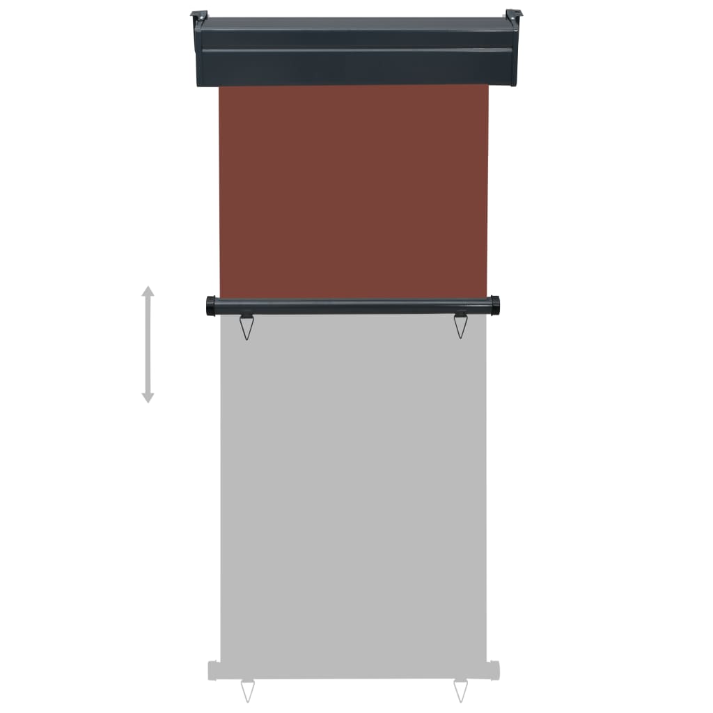 Balkonscherm 85x250 cm bruin is nu te koop bij PeponiXL, paradijselijk wonen!