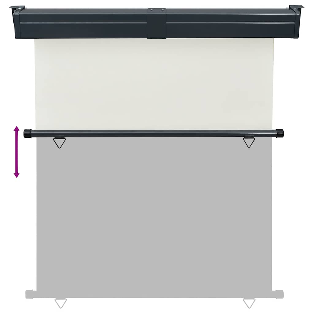 Balkonscherm 165x250 cm crèmekleurig is nu te koop bij PeponiXL, paradijselijk wonen!