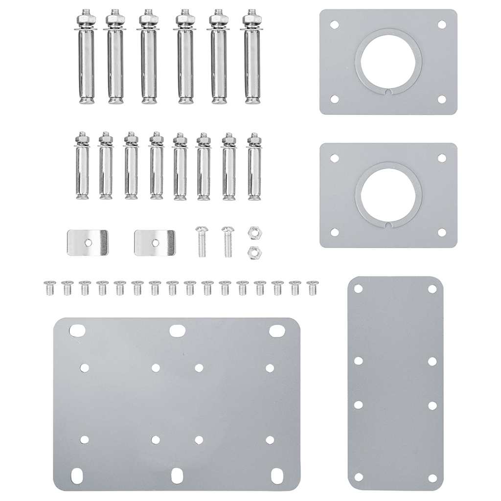 Tuinscherm uittrekbaar dubbel 170x600 cm antraciet is nu te koop bij PeponiXL, paradijselijk wonen!