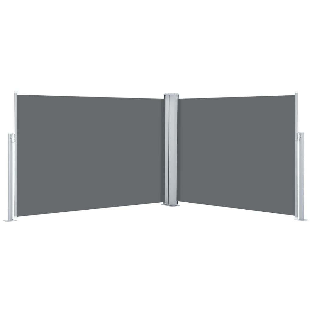 Windscherm uittrekbaar 100x1000 cm antraciet is nu te koop bij PeponiXL, paradijselijk wonen!