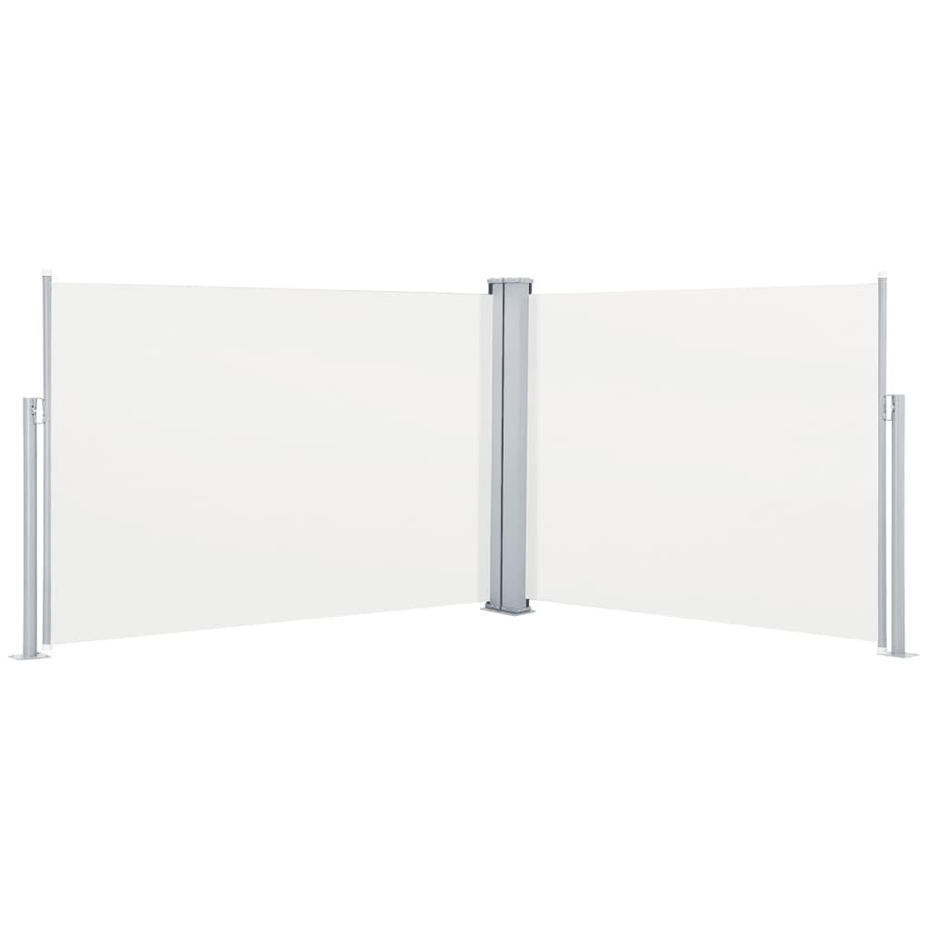 Windscherm uittrekbaar 120x1000 cm crème is nu te koop bij PeponiXL, paradijselijk wonen!