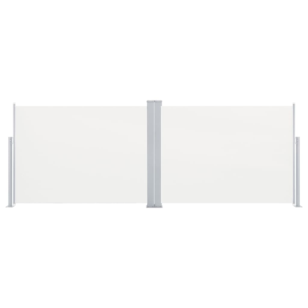 Windscherm uittrekbaar 120x1000 cm crème is nu te koop bij PeponiXL, paradijselijk wonen!