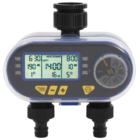 Watertimer met dubbele uitgang automatisch digitaal is nu te koop bij PeponiXL, paradijselijk wonen!