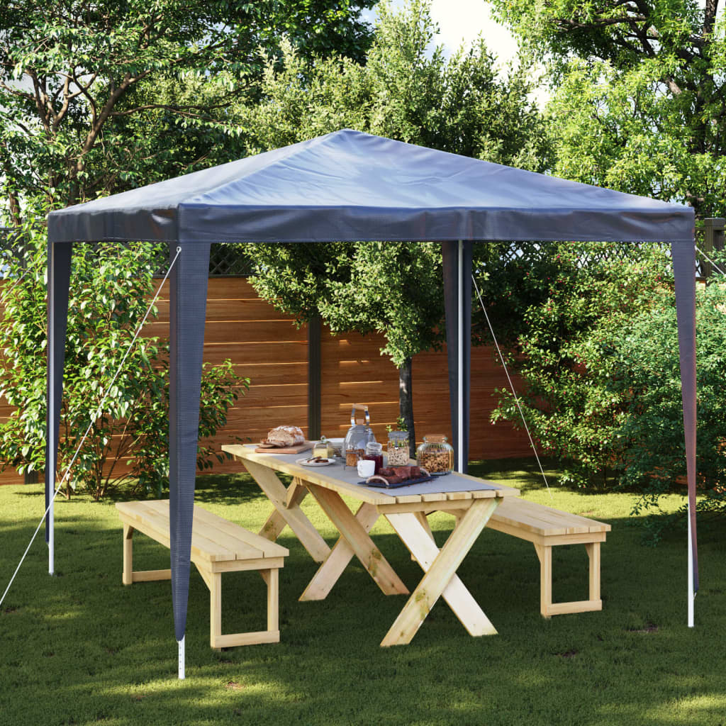 Partytent 2,5x2,5 m blauw is nu te koop bij PeponiXL, paradijselijk wonen!