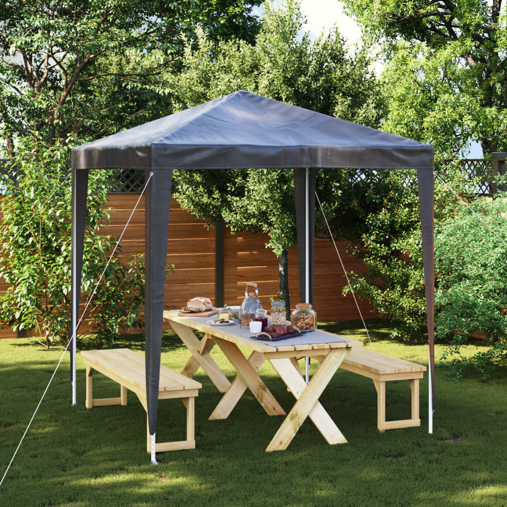 Partytent professioneel 2x2 m antraciet is nu te koop bij PeponiXL, paradijselijk wonen!