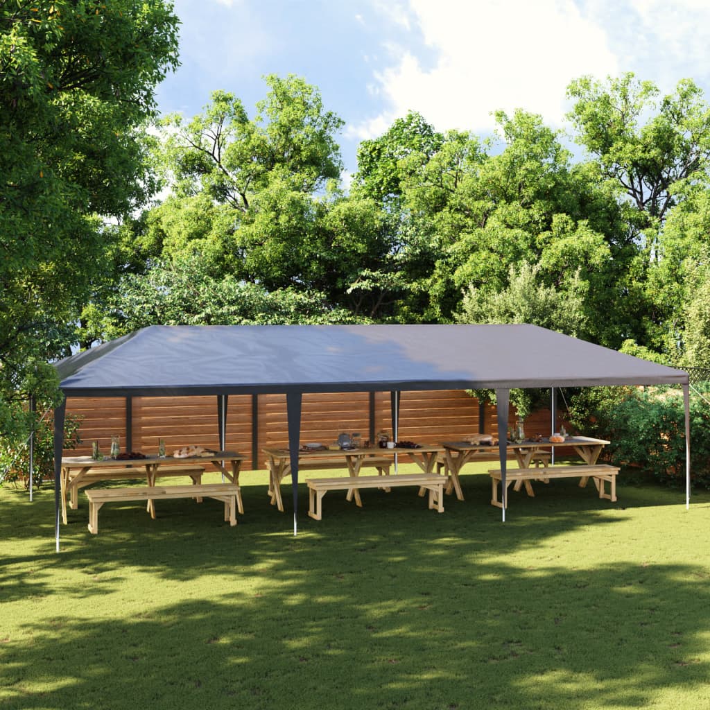 Partytent professioneel 90 g/m² 4x9 m antraciet is nu te koop bij PeponiXL, paradijselijk wonen!