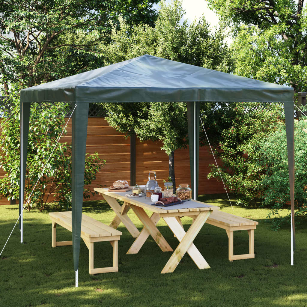 Partytent professioneel 90 g/m² 2,5x2,5 m groen is nu te koop bij PeponiXL, paradijselijk wonen!