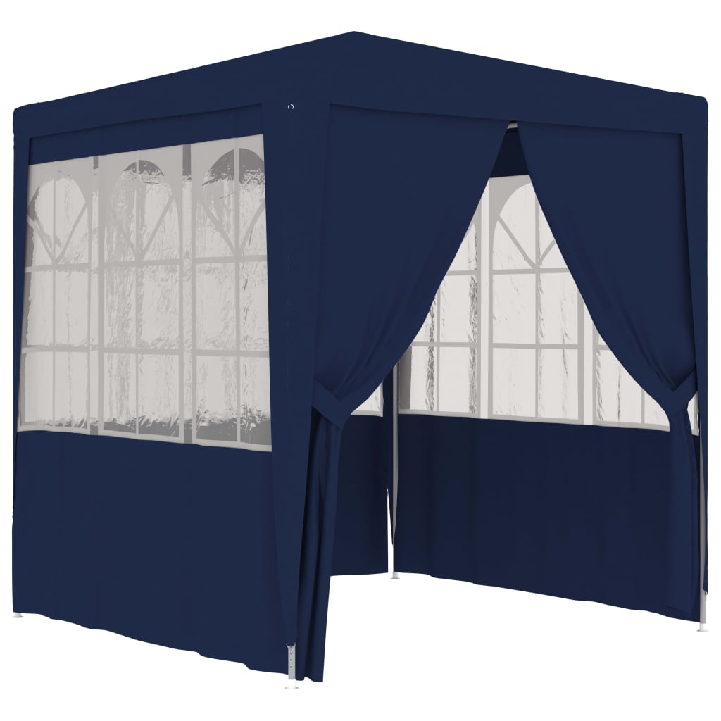 Partytent met zijwanden professioneel 90 g/m² 2x2 m blauw is nu te koop bij PeponiXL, paradijselijk wonen!