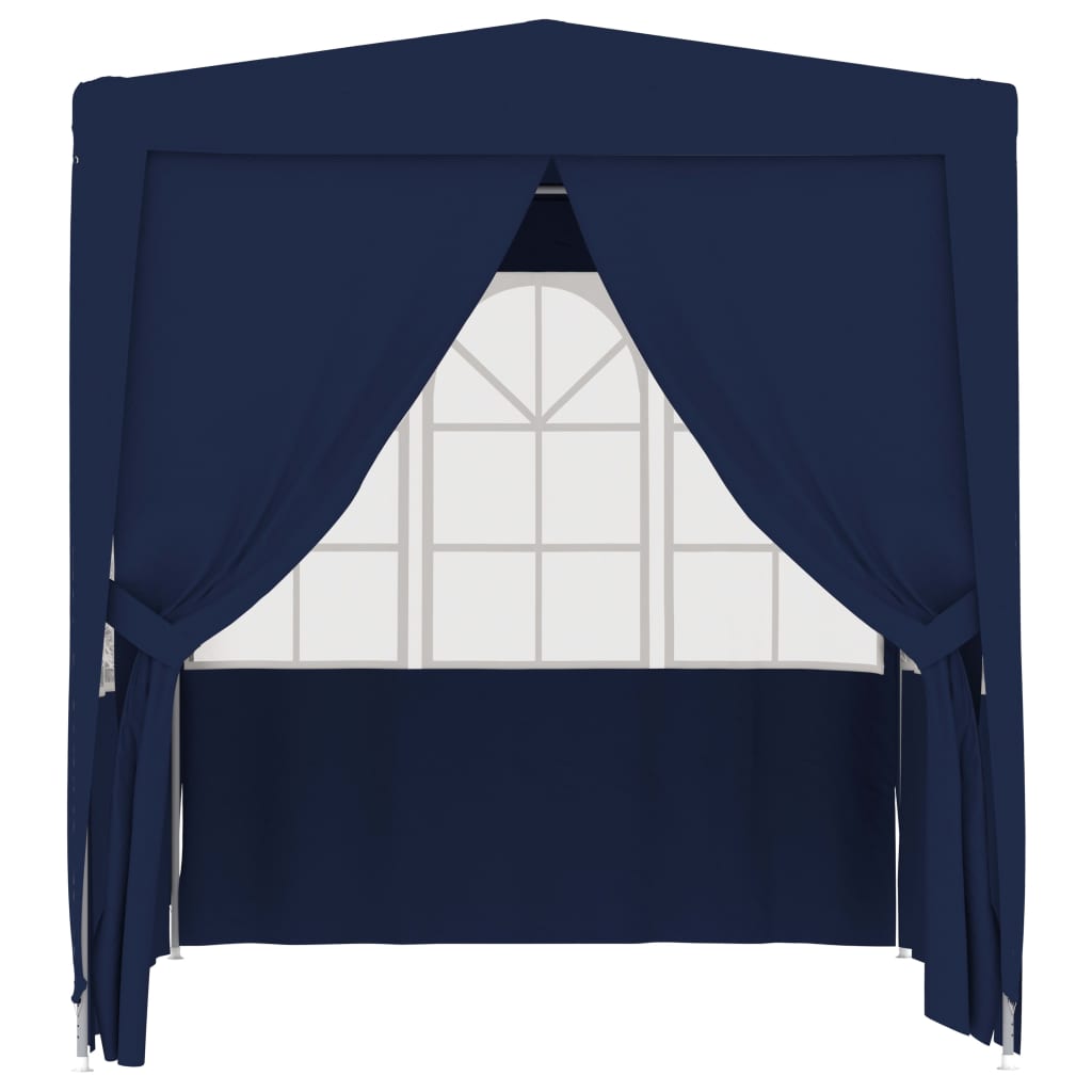 Partytent met zijwanden professioneel 90 g/m² 2x2 m blauw is nu te koop bij PeponiXL, paradijselijk wonen!