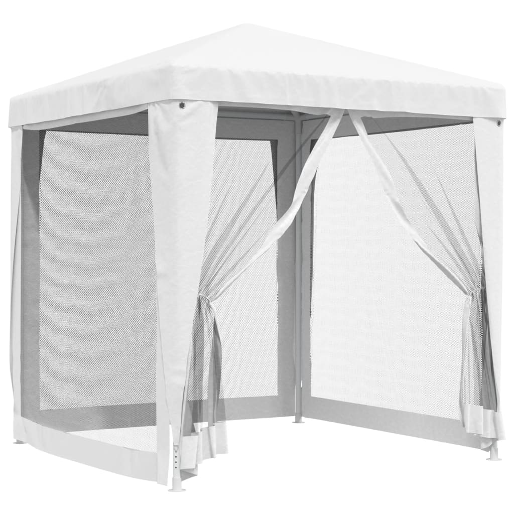 Partytent met 4 mesh zijwanden 2x2 m wit is nu te koop bij PeponiXL, paradijselijk wonen!