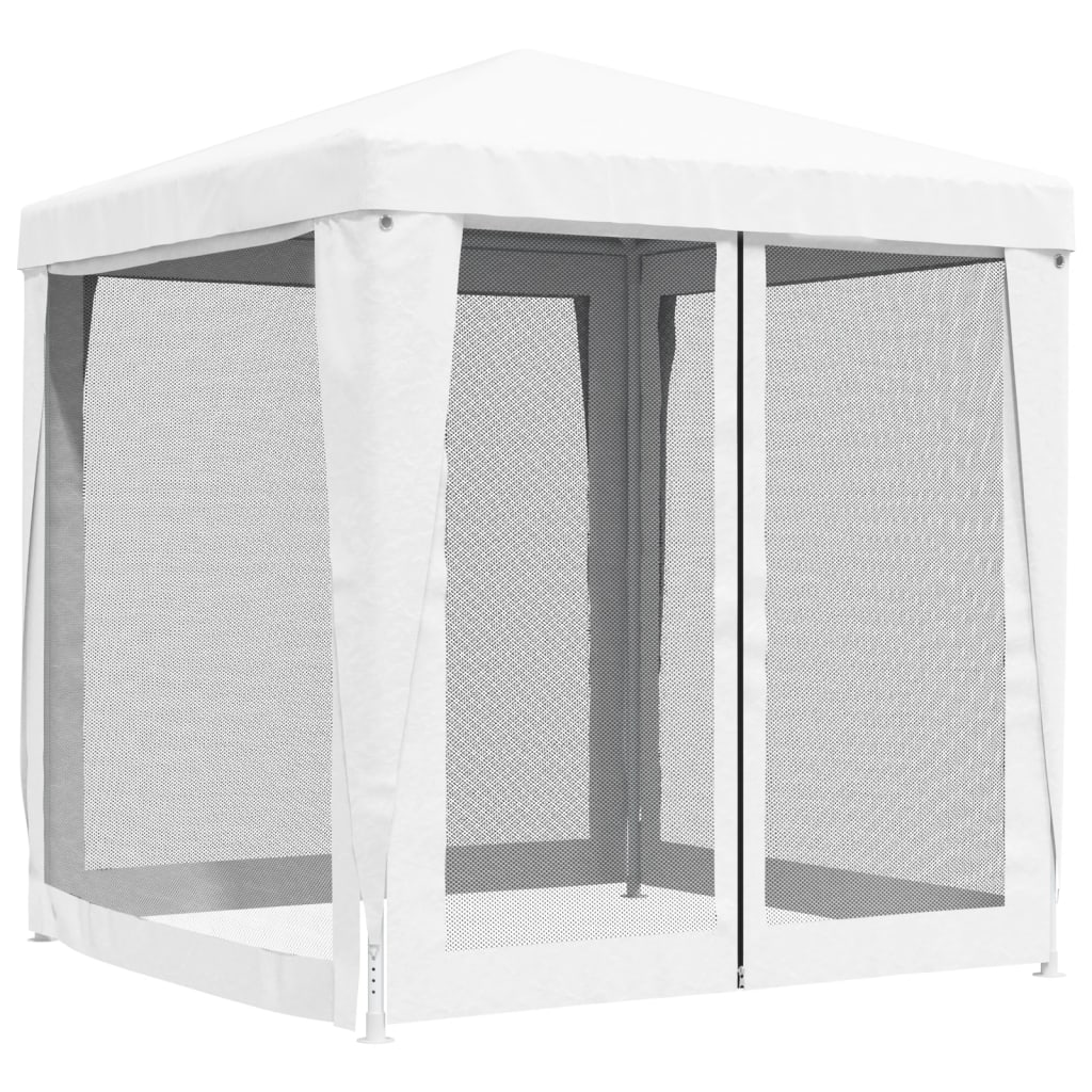Partytent met 4 mesh zijwanden 2x2 m wit is nu te koop bij PeponiXL, paradijselijk wonen!
