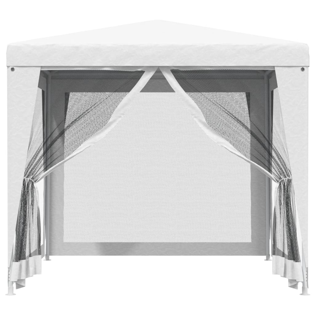 Partytent met 4 mesh zijwanden 2,5x2,5 m wit is nu te koop bij PeponiXL, paradijselijk wonen!