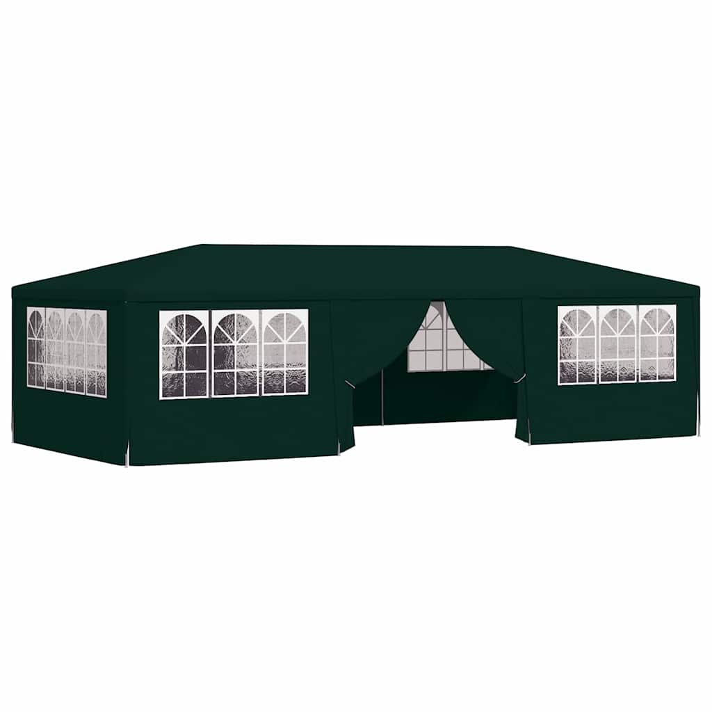 Partytent met zijwanden professioneel 90 g/m² 4x9 m groen is nu te koop bij PeponiXL, paradijselijk wonen!