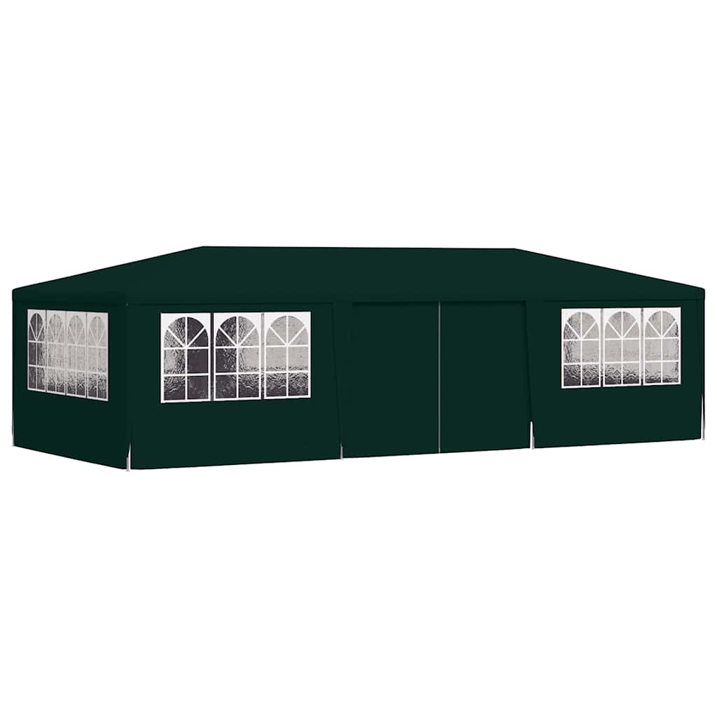 Partytent met zijwanden professioneel 90 g/m² 4x9 m groen is nu te koop bij PeponiXL, paradijselijk wonen!