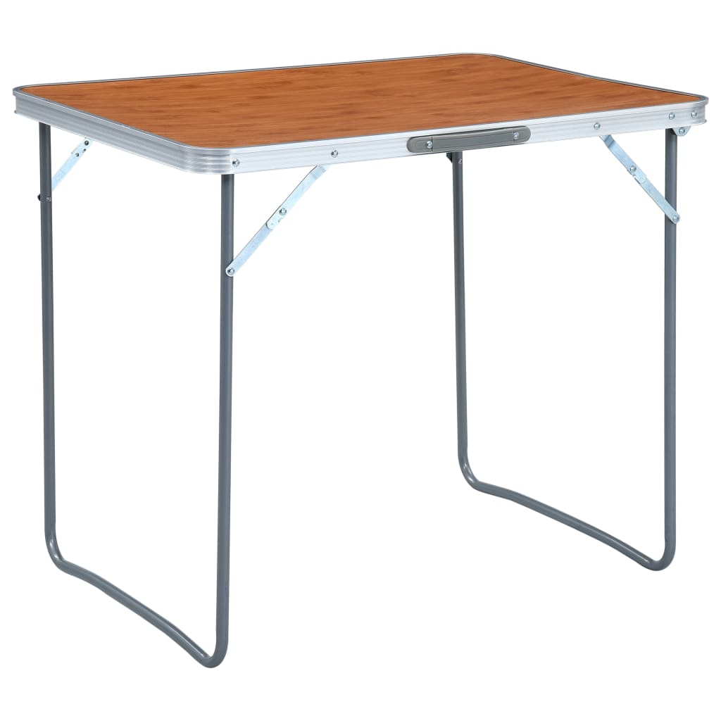 Campingtafel inklapbaar met metalen frame 80x60 cm is nu te koop bij PeponiXL, paradijselijk wonen!