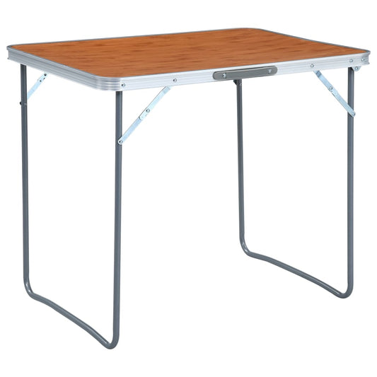 Campingtafel inklapbaar met metalen frame 80x60 cm is nu te koop bij PeponiXL, paradijselijk wonen!