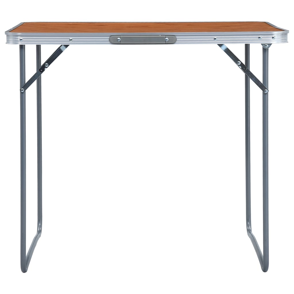 Campingtafel inklapbaar met metalen frame 80x60 cm is nu te koop bij PeponiXL, paradijselijk wonen!