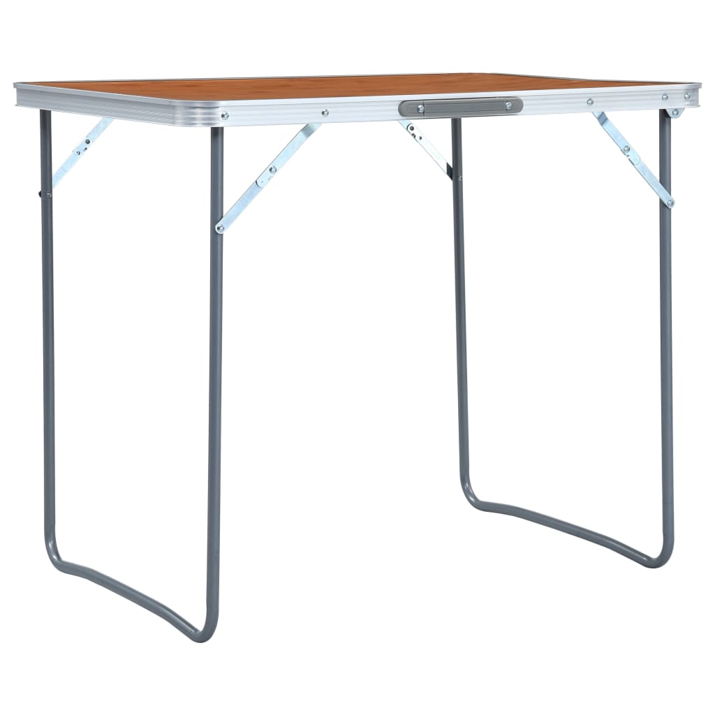 Campingtafel inklapbaar met metalen frame 80x60 cm is nu te koop bij PeponiXL, paradijselijk wonen!