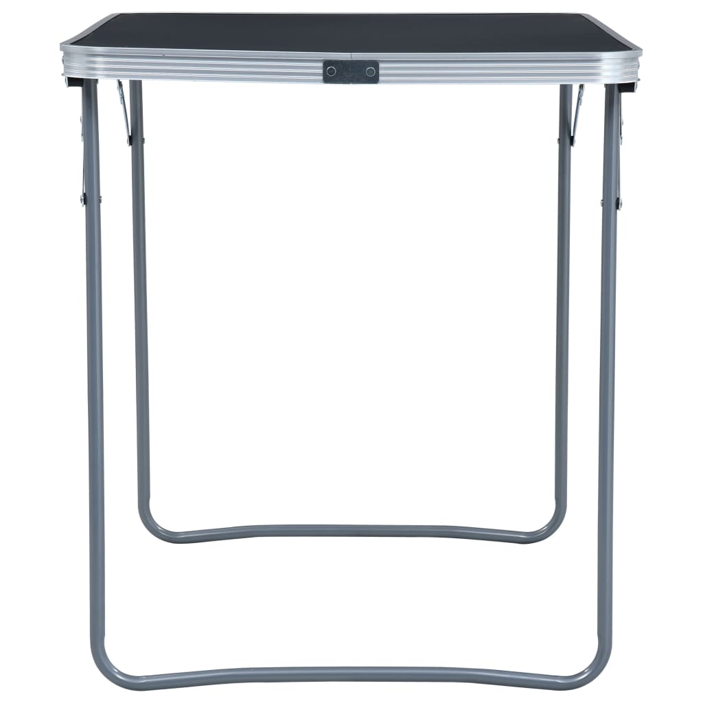 Campingtafel inklapbaar met metalen frame 80x60 cm grijs is nu te koop bij PeponiXL, paradijselijk wonen!