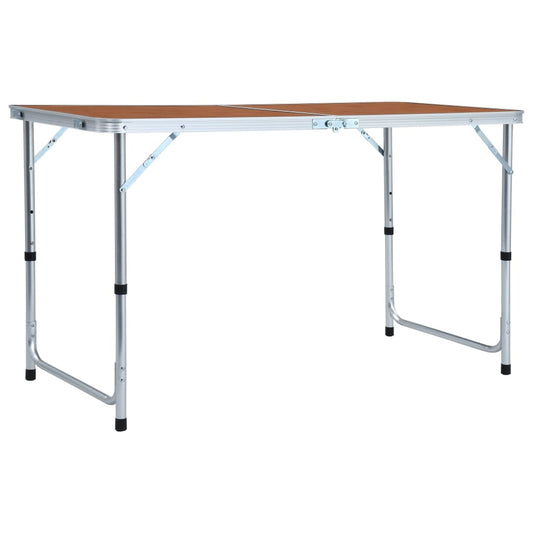 Campingtafel inklapbaar 120x60 cm aluminium is nu te koop bij PeponiXL, paradijselijk wonen!