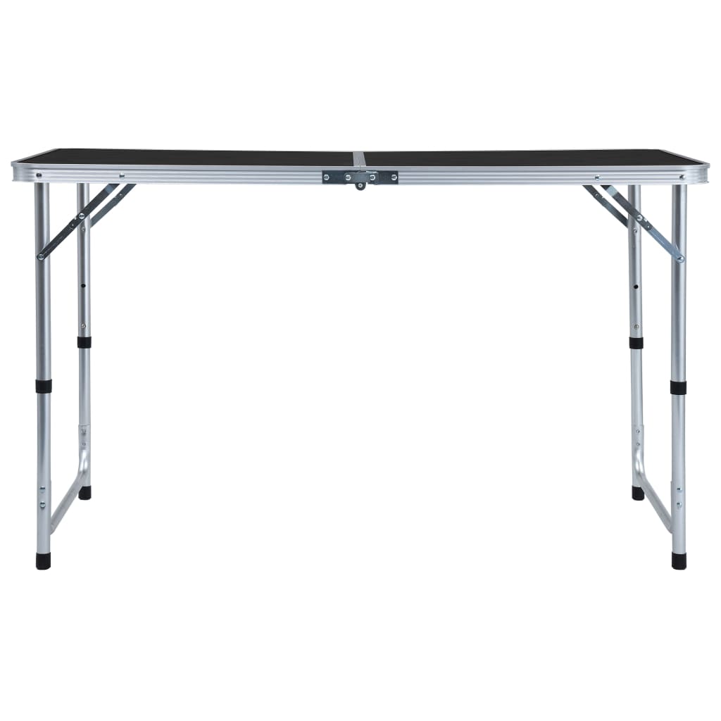 Campingtafel inklapbaar 120x60 cm aluminium grijs is nu te koop bij PeponiXL, paradijselijk wonen!