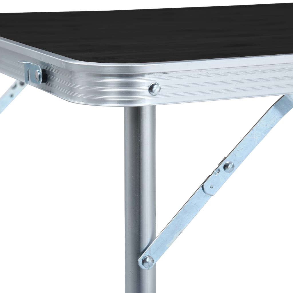 Campingtafel inklapbaar 120x60 cm aluminium grijs is nu te koop bij PeponiXL, paradijselijk wonen!