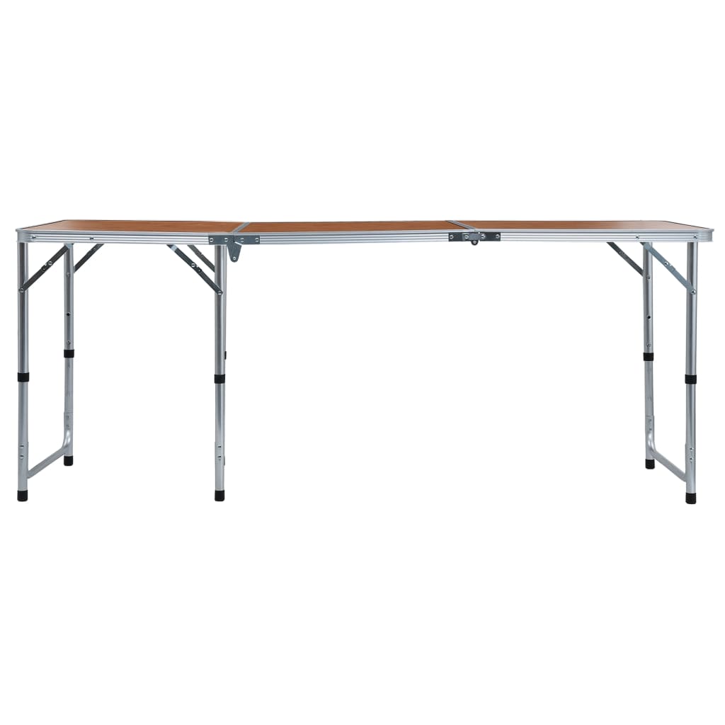 Campingtafel inklapbaar 180x60 cm aluminium is nu te koop bij PeponiXL, paradijselijk wonen!
