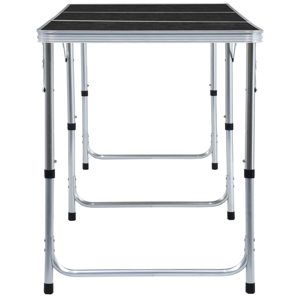 Campingtafel inklapbaar 180x60 cm aluminium grijs is nu te koop bij PeponiXL, paradijselijk wonen!