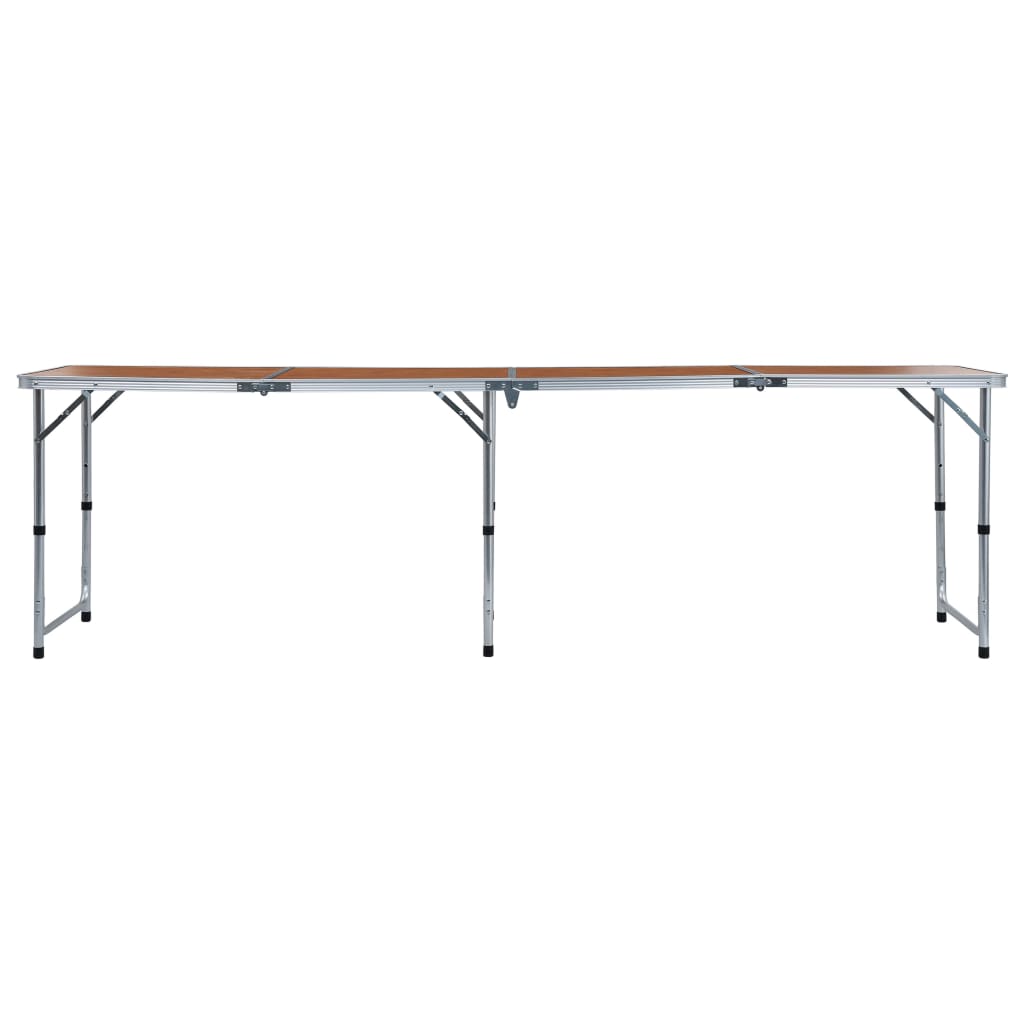 Campingtafel inklapbaar 240x60 cm aluminium is nu te koop bij PeponiXL, paradijselijk wonen!